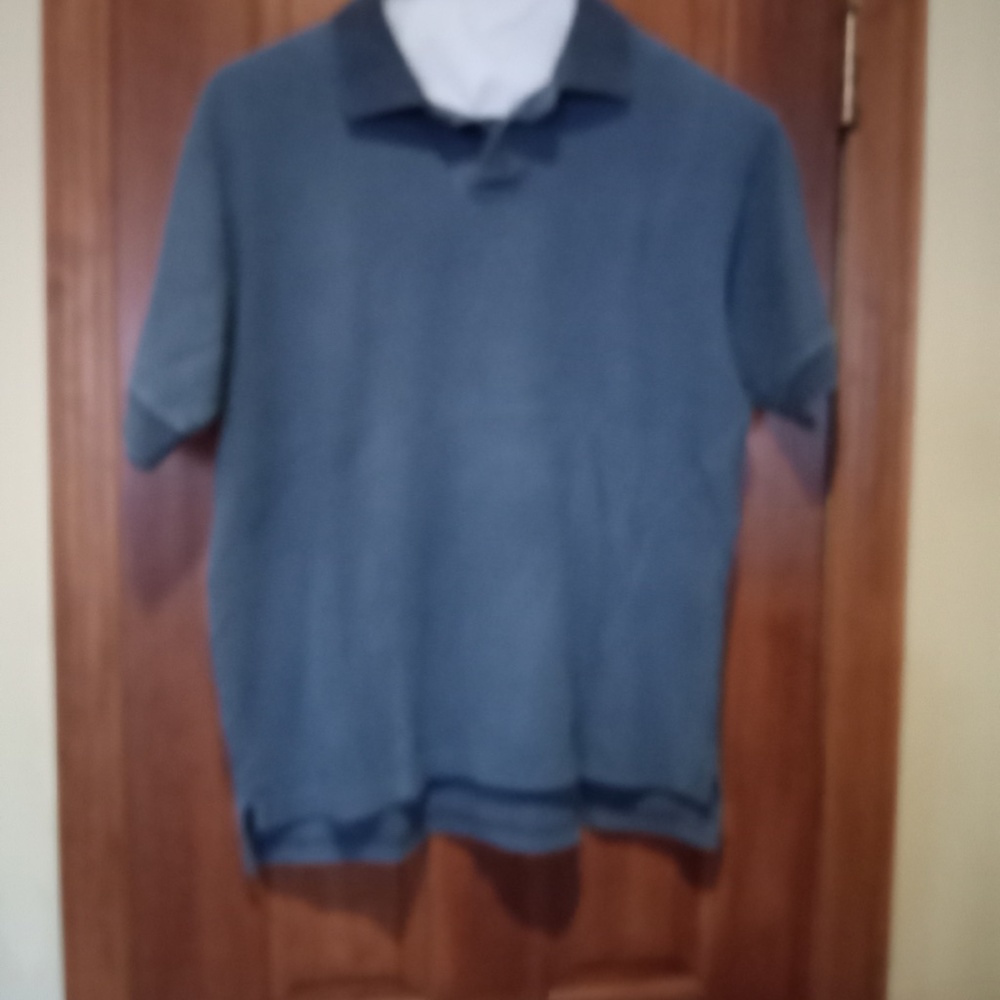 Harley Davidson MOTOR CYCLES. BLUE  POLO SHORT SLEEVE SHIRT. SIZE. M